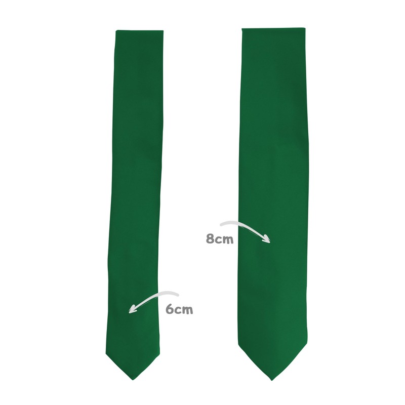 Fabio Farini - Plain-Coloured, Elegant Tie - Choice of Length: