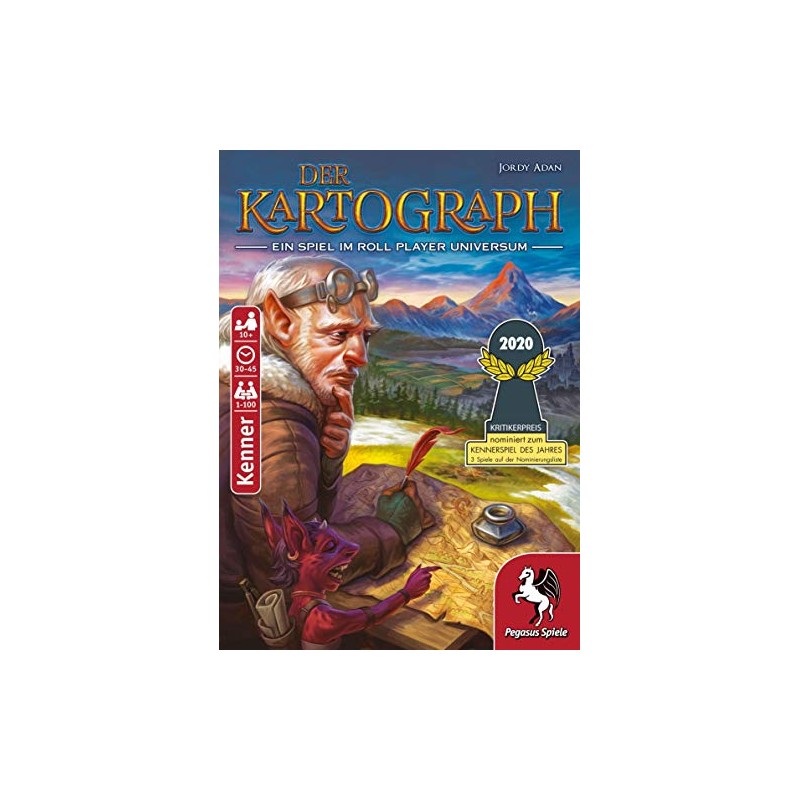 Pegasus Spiele 51310G - Der Kartograph, C-rahmenlos