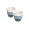 Tranquillo Set of 2 Stripes Cups for Tea, Coffee and