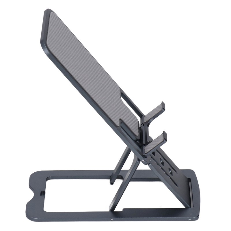 Phone Stand Foldable Portable Ergonomic 7 Angle Adjustments Bottom Silicone