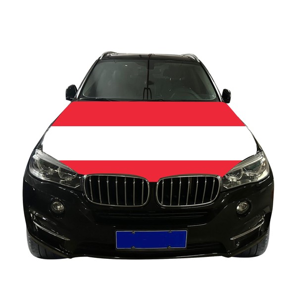 Faizaham 4x5 Ft Austria Country Nation Car Hood Cover Flag