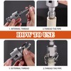 Integrated Internal & External Pipe Threading Tool, Dual-Function Pipe Thread