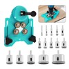 BEAMNOVA Set of 16 Diamond Drill Bits with Jig Ceramic