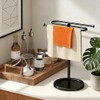 Upgraded S-Shape Hand Towel Stand for Bathroom - 14" Lightweight