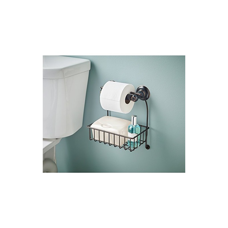 Franklin Brass 193105-CBZ Over-the-Toilet Paper Holder Hanging Convenience Basket Holder