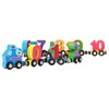 12pcs Wooden Magnetic Digital Train Cute Fun Early Education Trackless