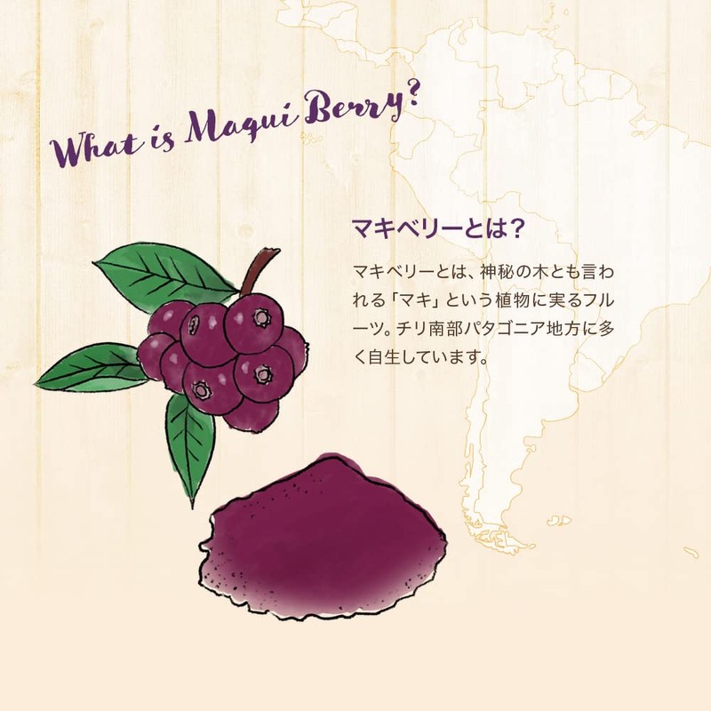 有機JAS マキベリーパウダー 300g（国内選別・充填)