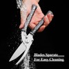 WILDMOK High Performance Poultry Shears - 21 cm Multifunctional Stainless