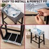 Bifaunvogel Bar Stool Cover Rectangle Set of 4 Printed Stretch
