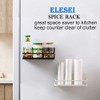 ELESEI Magnetic Spice Rack Refrigerator Side Magnetic Spice Rack Kitchen