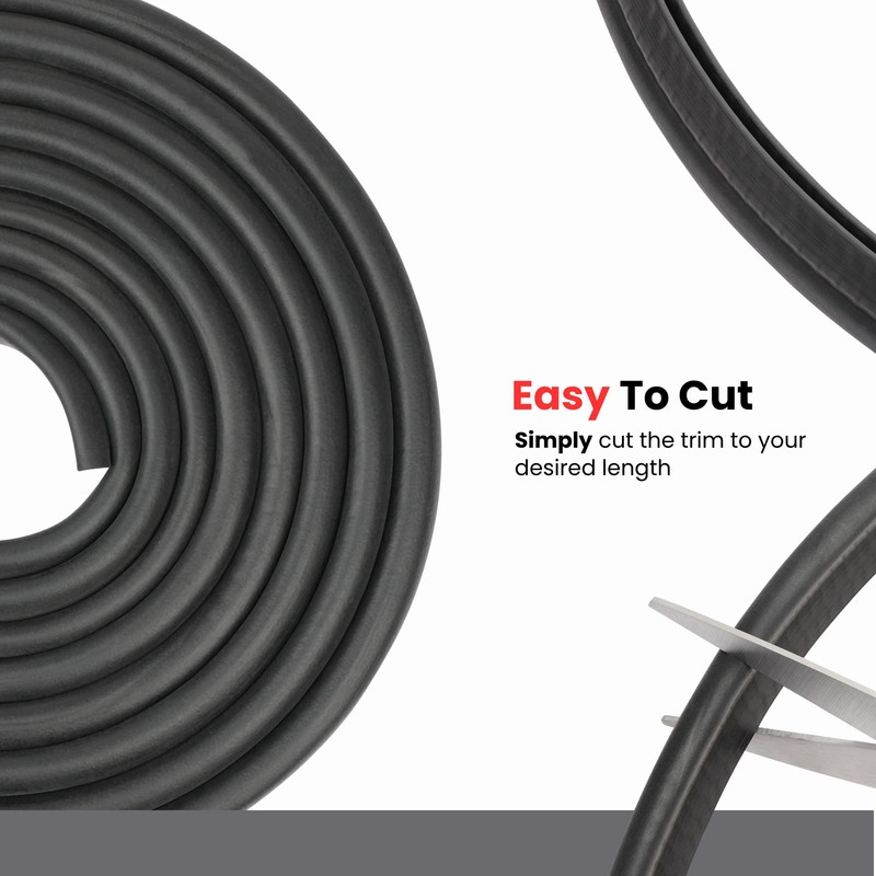 Trim Seal with Top Bulb – PVC Plastic Trim with