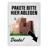 Metal Sign 15 x 20 cm - Arrow Right Tin