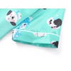 Beezizac Silky Satin Pajama for Girls - Green Dogs Coat