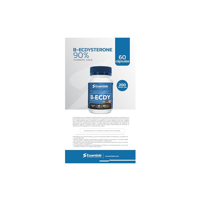 B- ECDY | B- Ecdysterona - Cyanotis vaga 200mg |