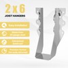 25 pcs 2x6 Joist Hanger,LU26 20 Gauge Double Shear Face