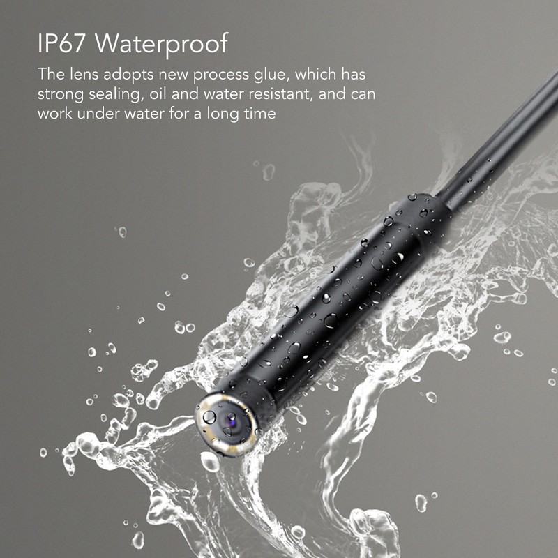 Industrial Borescope 4.5 Inch IPS HD Screen Digital Endoscope 5.5mm