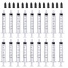 Gufastoe Pack of 40 3 ml Syringes, Oil Dosing Syringe