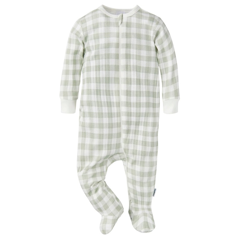 Gerber Baby Unisex 2-Pack 2-Way Zip Textured Sleep 'N Play,