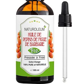 Best Anti-Ageing Oil - Bargium Oil 100% Organic Pure and Natural Cold Pressed Extra Virgin - Nourishing Care for Skin Face Hair Vegan (Fig 100ml)