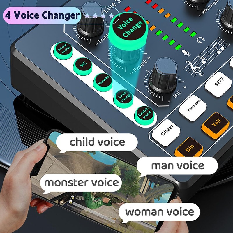 sktome Podcast Equipment Bundle, BM-800 Recording Studio Package with Voice