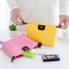 SJBAUTYO 8 Multicoloured Cosmetic Bag Dumpling Shaped Nylon Foldable Travel