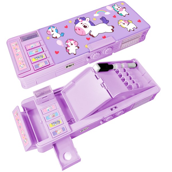 LilyBeauty Pop Up Multifunctional Case for Girls and Boys, Cute