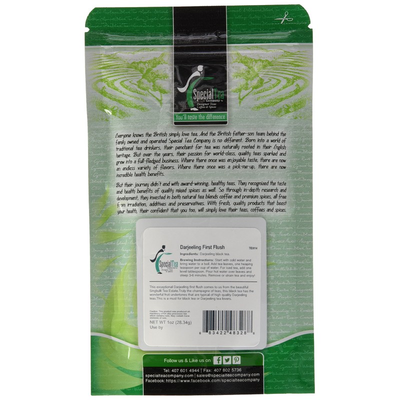 Special Tea Darjeeling First Flush Black Tea, 1 oz