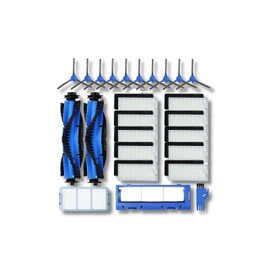 25-Pack Replacement Part Accessories for Eufy RoboVac 11S, RoboVac 15C, RoboVac 30, RoboVac 30C, RoboVac 12, RoboVac 35CPrimary/Filters, Side Brushes,Roller Brushes/Guard NOT FOR MAX G and L Series
