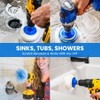 RotoScrub 7 Pack Multi-Purpose Drill Brush Kit for Cleaning Bathrooms,