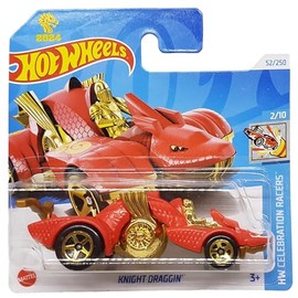 Hot Wheels - Knight Draggin - HW Celebration Racers 2/10 - HRY96 - Short Card - Year of The Dragon - Mattel 2024-1:64