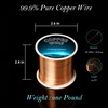 99.9% Pure 12 Gauge Copper Wire for Jewelry Making, 1