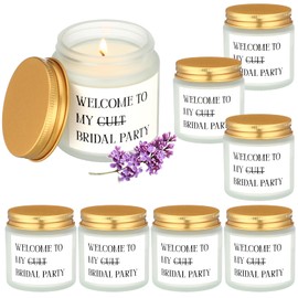 Conelist 8 Pack Bridesmaid Proposal Gifts Welcome to My Bridal Party Bride Candles Maid of Honor Candles for Bridesmaid Engagement Wedding Party Gifts
