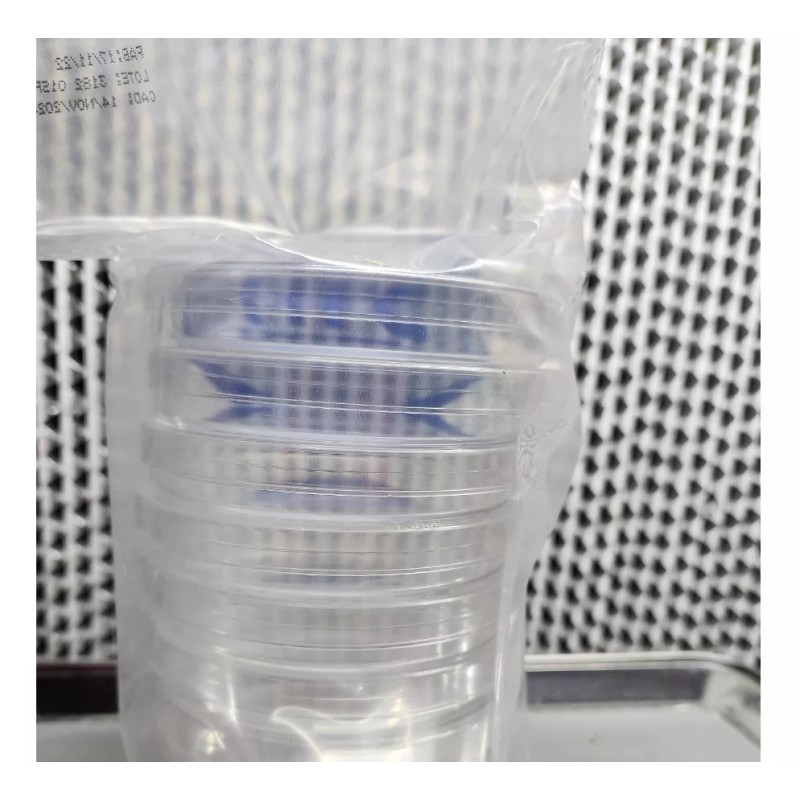 MYCELIUM Caja Petri Estéril Plástico 100x15 Mm (paquete 10 Pzs)
