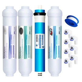 Replacement Filters Set for Geekpure 4 Stage Reverse Osmosis System -100 GPD-Pack of 4