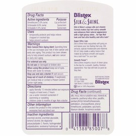 Blistex Silk & Shine Lip Moisturizer 0.13 oz Pack of 6 (NO SPF)