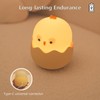 Myratts Cute Eggshell Chick Night Light, 7 Colors Dimmable Chick