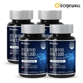 Ronniewell Chondroitin Power 1200 60 Tablets x 4 / 로니웰 콘드로이친 파워 1200 60정 x 4개