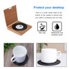 BEEK 5XVD Pack of 12 Retro Vinyl CD Record Coasters