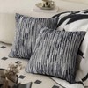 AELS 18x18 Decorative Farmhouse Throw Pillow Covers, Chenille Striped Pillow