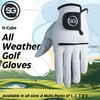 H-Cube All-Weather Microfiber Golf Gloves Pack 3 for Men Right