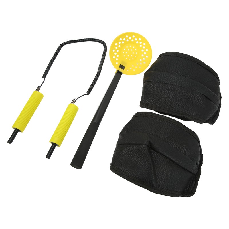 Ice Fishing Spoon Ice Picks Knee Pads Set Winter Outdoor