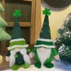 zhuja St Patricks Day Decorations Gnome Plush Home Table Ornament