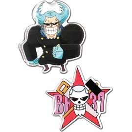 One Piece Flanky Skull Metal Pins Cool Anime Pin