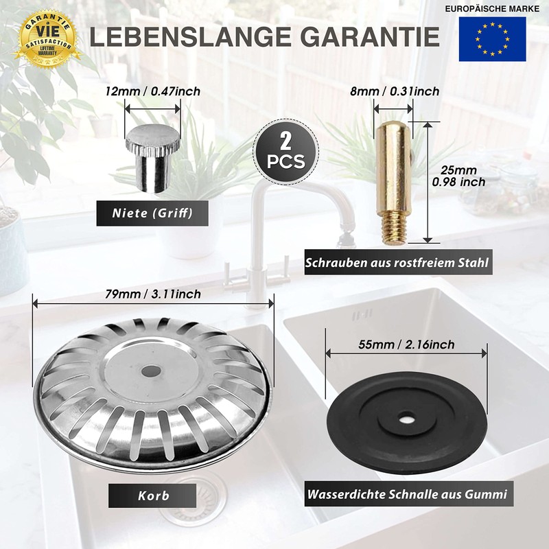 CZ Store Drain Strainer - 79 mm Diameter | 2