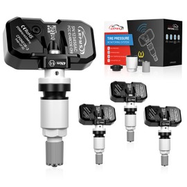 CARPMS TPMS Sensor Set of 4, 315Mhz Tire Pressure Monitoring Sensor Replacement for Ford F150 F250 F350 Focus Fusion Escape Replace# 9L3Z1A189A DE8T1A180A DE8T1A180AA 4 Pack
