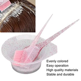 Juego de 3 pinceles de color para teñir el cabello, cepillo y cuenco profesionales para teñir el cabello, herramientas para teñir el cabello para blan
