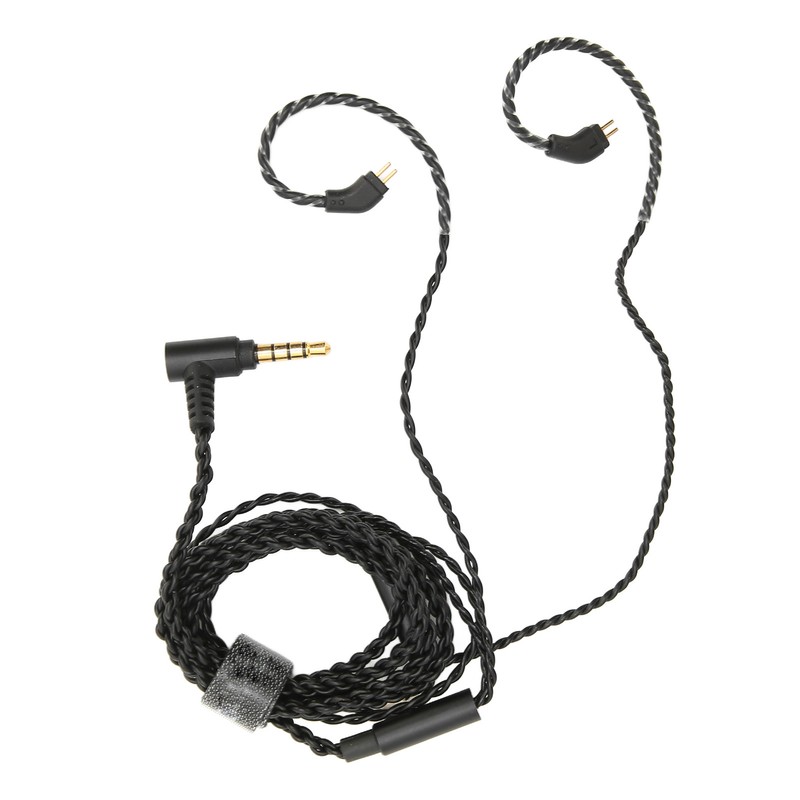 Earbuds Upgrade Cable 0.78mm 2 Pin 3.5mm Elbow Plug Pluggable
