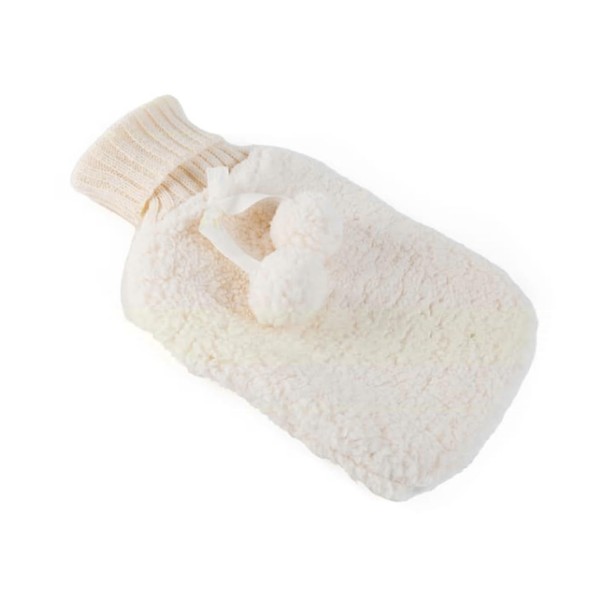 Teddy Hot Water Bottle Cream