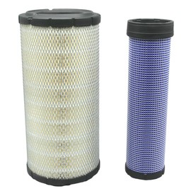 SANZHILU AF-131-S Air Filter Set 110-6326 110-6331 Compatible with Caterpillar CAT Backhoe Loader 416C 416D 420D 422 424D 426C 428C 428D 430
