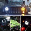us- 2pcs Fit Mack R Series 7'' Inch Round LED